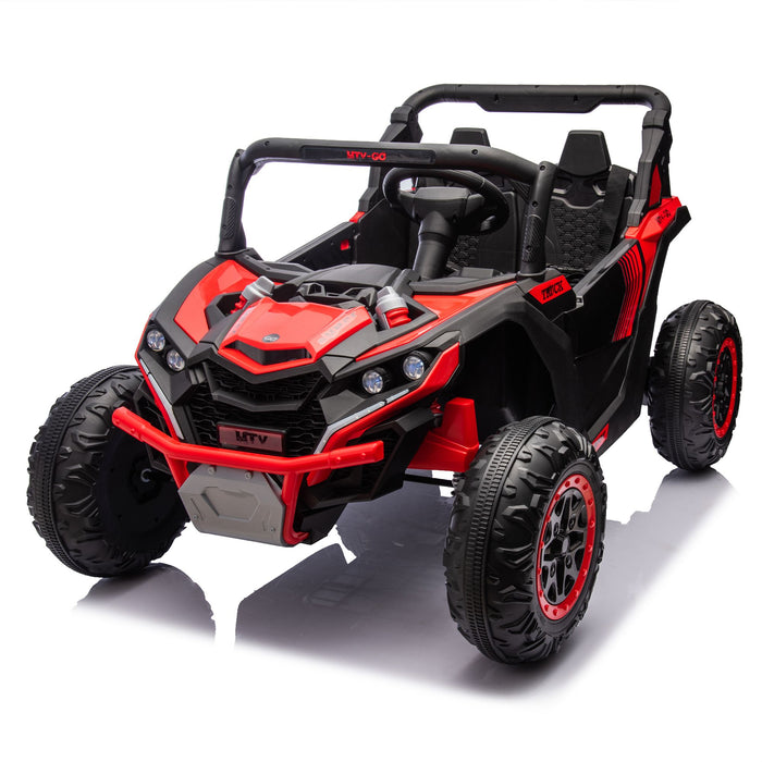 Two Seater 24V Kids Ride On UTV with Parental Remote and LED Lights - Monsta Online