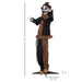 6.7ft Animatronic Halloween Clown – Motion and Sound Activated Decoration with Moving Head, Arms and Red Glowing Eyes - Monsta Online
