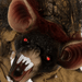 3ft Hanging Halloween Animatronic Bat – Sound Activated with Red Light - Up Eyes and Creepy Laughs - Monsta Online
