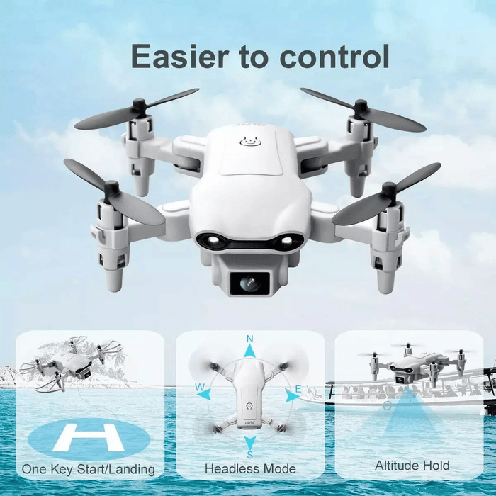 Beginer Friendly Dual Camera 4K HD Mini Drone With 3 Batteries - Monsta Online