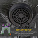 12FT Halloween Inflatable Archway with Ghost, Pumpkin, Spider and Bat - Monsta Online