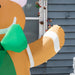 6FT Prelit Inflatable Gingerbread Man with LED Lights - Outdoor Christmas Decoration - Monsta Online