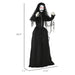 5.5ft Halloween Animatronic Zombie Bride – Jaw Drop, Glowing Red Eyes and Creepy Speaking Sounds - Monsta Online