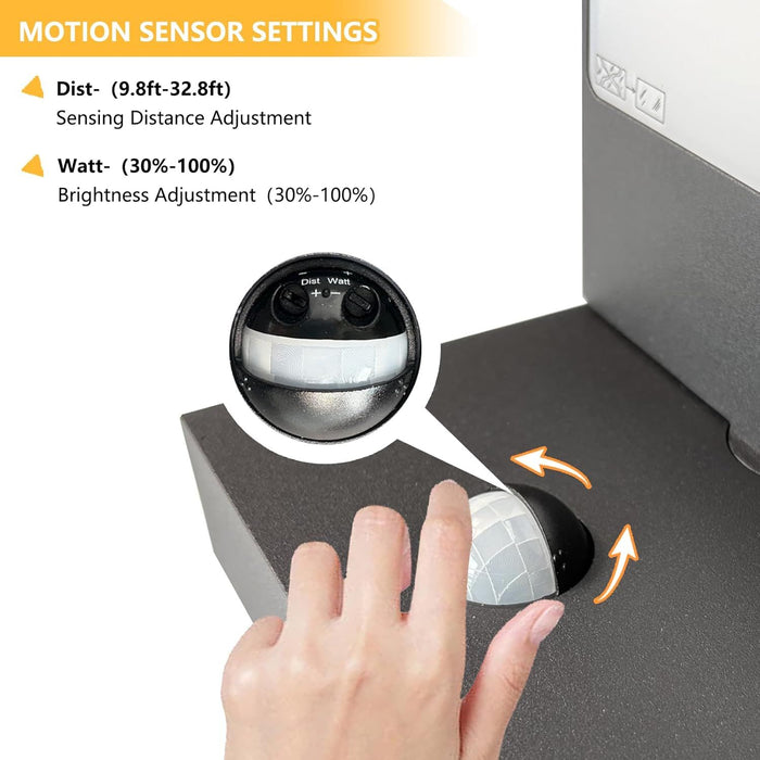 Modern Outdoor Motion Sensor Wall Light for Porch and Front Door - Monsta Online