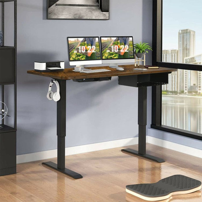 Premium 48" Electric Height Adjustable Standing Desk with USB Port – Ergonomic Sit - Stand Home Office Workstation - Monsta Online