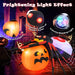 4.9ft Inflatable Halloween Spider with Pumpkin and Rotating LED Lights - Monsta Online