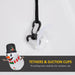 3FT Prelit Christmas Hanging Inflatable Snowman with LED Lights - Outdoor Window Decoration - Monsta Online
