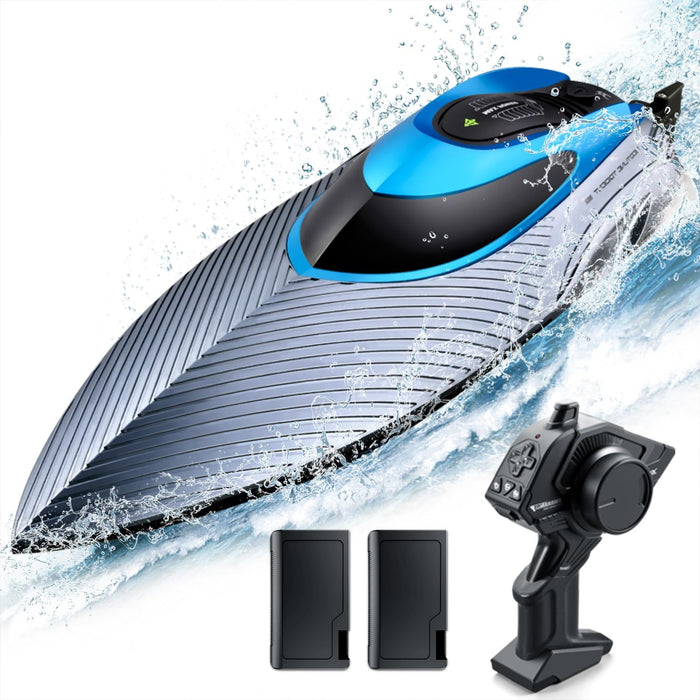 JetBlade: High - Speed 30MPH Remote Control SpeedBoat With Dual Batteries for Kids Adults - Monsta Online