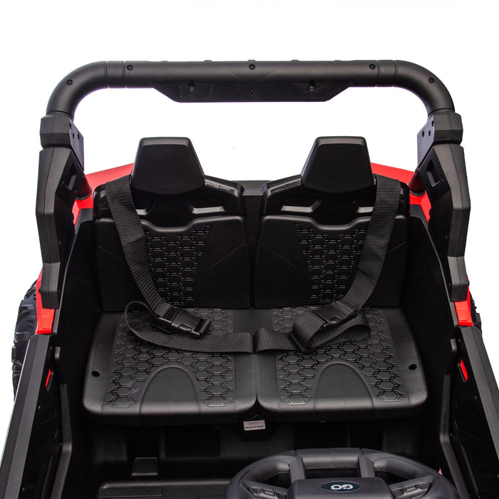 Two Seater 24V Kids Ride On UTV with Parental Remote and LED Lights - Monsta Online