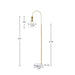 Modern Arched Floor Lamp with Elegant Marble Base for Stylish Living Rooms - Monsta Online