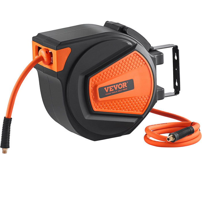 Retractable 3/8" Hybrid Air Hose Reel with 50 ft Hose and 300PSI Capacity - Monsta Online