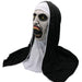 Halloween Nun Purge Mask – Black & White Horror Ghost Face Latex Costume - Monsta Online