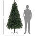 7.5FT Artificial Christmas Tree — 1346 Tips, Auto - Open Hinged, Full Shape, Steel Base - Monsta Online