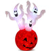 5.9FT Halloween Inflatable Pumpkin Ghost with LED Lights - Monsta Online