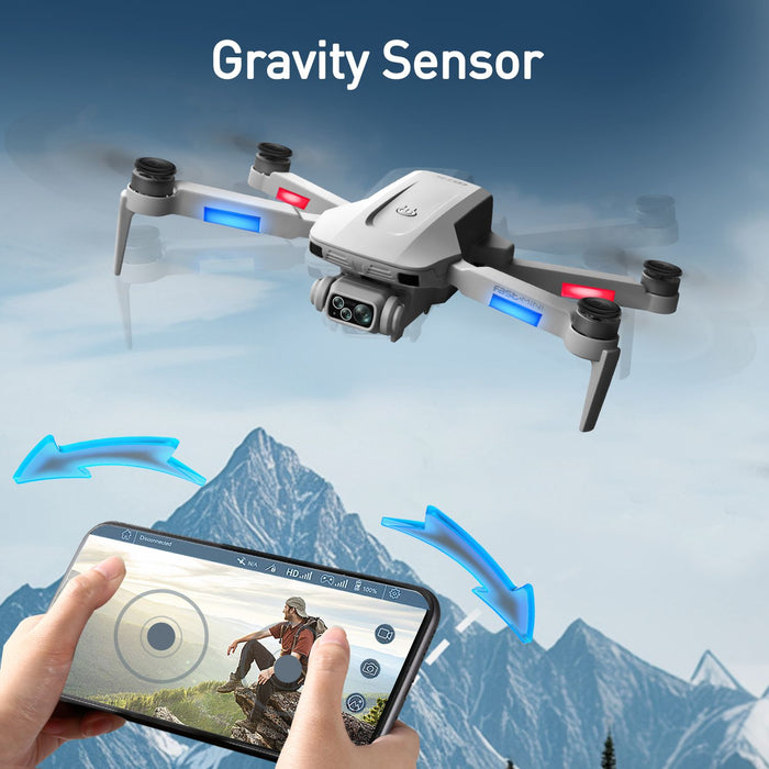 Premium 4.5 - Inch GPS Drone with Camera and Dual Batteries - 5G FPV Auto Return & Follow Me Feature for Adults - Monsta Online