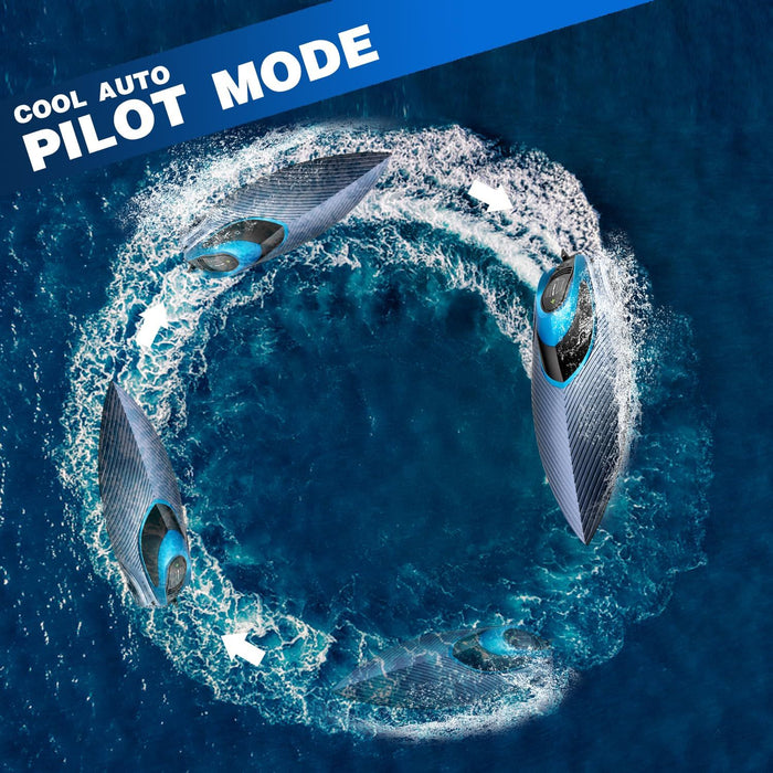 JetBlade: High - Speed 30MPH Remote Control SpeedBoat With Dual Batteries for Kids Adults - Monsta Online
