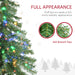6FT Pencil Pre - Lit Artificial Christmas Tree — 175 LEDs, 442 Tips, 7 Light Modes, Warm White or Multi - Color, Steel Base - Monsta Online