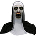 Halloween Nun Purge Mask – Black & White Horror Ghost Face Latex Costume - Monsta Online