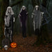 3 - Pack Hanging Skeleton Ghosts Grim Reapers – Halloween Outdoor Decorations - Monsta Online