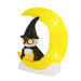 5ft Inflatable Halloween Owl on Crescent Moon with LED Lights - Monsta Online