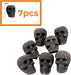 Halloween Ceramic Skull Fire Pit Decoration – 7pcs Reusable for Fireplace and Bonfire - Monsta Online