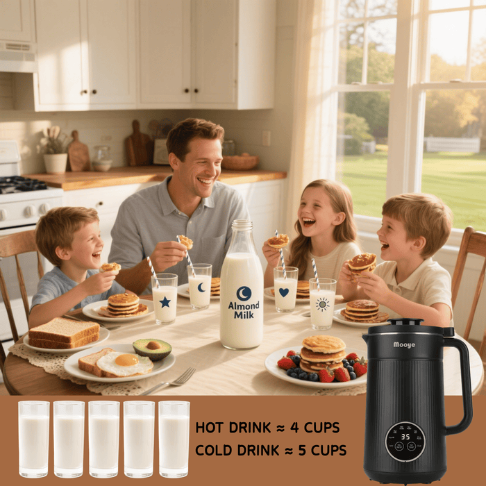 Versatile 8 in 1 Nut Milk Maker 35oz with Keep Warm and Delay Start - Monsta Online