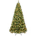 5FT Pre - Lit Artificial Christmas Tree — 200 UL Lights, Memory Wire, 551 Tips, Auto - Unfold, Metal Stand - Monsta Online