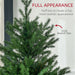 6FT Pre - Lit Artificial Christmas Tree — 400 Warm White LEDs, 2328 Tips, Auto - Open, 8 Light Modes - Monsta Online