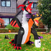 8ft Inflatable Twin - Headed Dragon with LED Lights - Monsta Online