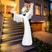 12FT Halloween Inflatable Ghost with LED Lights – Giant Blow Up Yard Decoration - Monsta Online