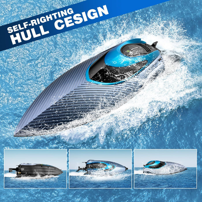 JetBlade: High - Speed 30MPH Remote Control SpeedBoat With Dual Batteries for Kids Adults - Monsta Online