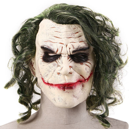 Halloween Joker Mask – Evil Movie Style Latex Cosplay Headgear - Monsta Online