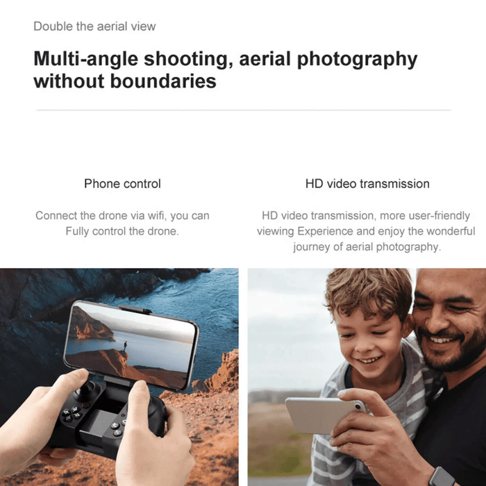 Beginer Friendly Dual Camera 4K HD Mini Drone With 3 Batteries - Monsta Online