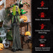 6.1ft Life - Size Animated Circus Clown – Sound Touch Activated with Glowing Eyes and Creepy Laughter - Monsta Online