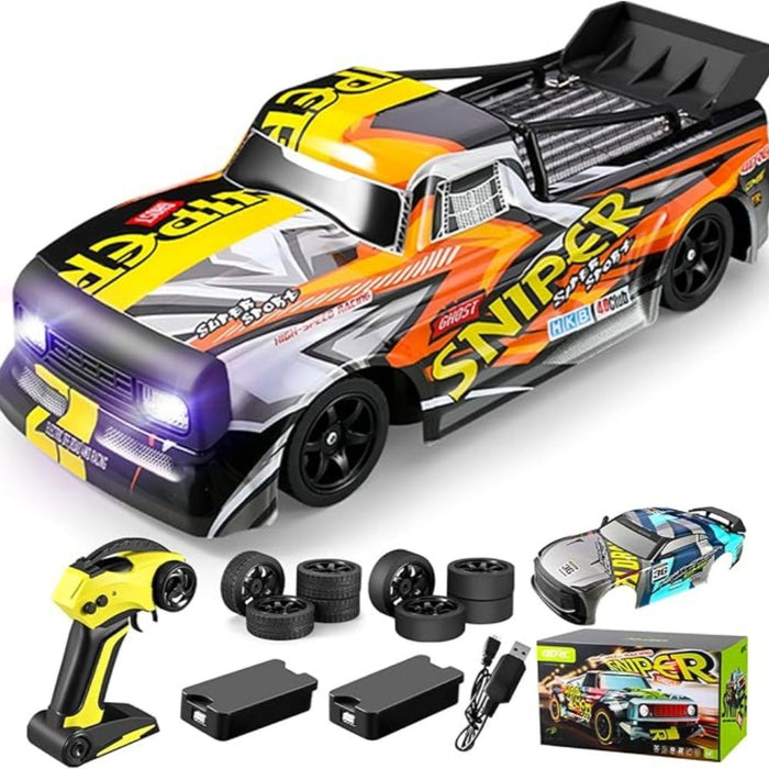 Sniper 4WD High - Speed Remote Control Racing Car with Dual Rechargeable Batteries - Monsta Online