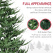9FT Full Artificial Christmas Tree — 1939 Tips, Unlit, Auto - Open Hinged, Nordic Pine, Steel Base - Monsta Online
