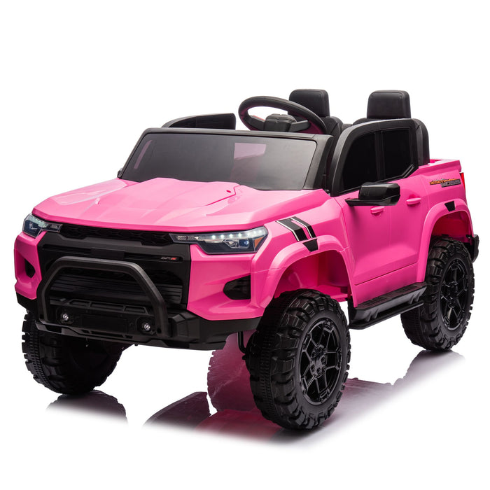 24V Two Seater Kids 4x4 Ride On Pickup Truck With Safety Belts Remote Control - Monsta Online