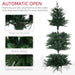 6FT Pre - Lit Artificial Christmas Tree — 400 Warm White LEDs, 2328 Tips, Auto - Open, 8 Light Modes - Monsta Online