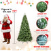 7FT Pre - Lit Artificial Christmas Tree — 400 UL Lights, Memory Wire, 1072 Tips, Auto - Unfold, Metal Stand - Monsta Online