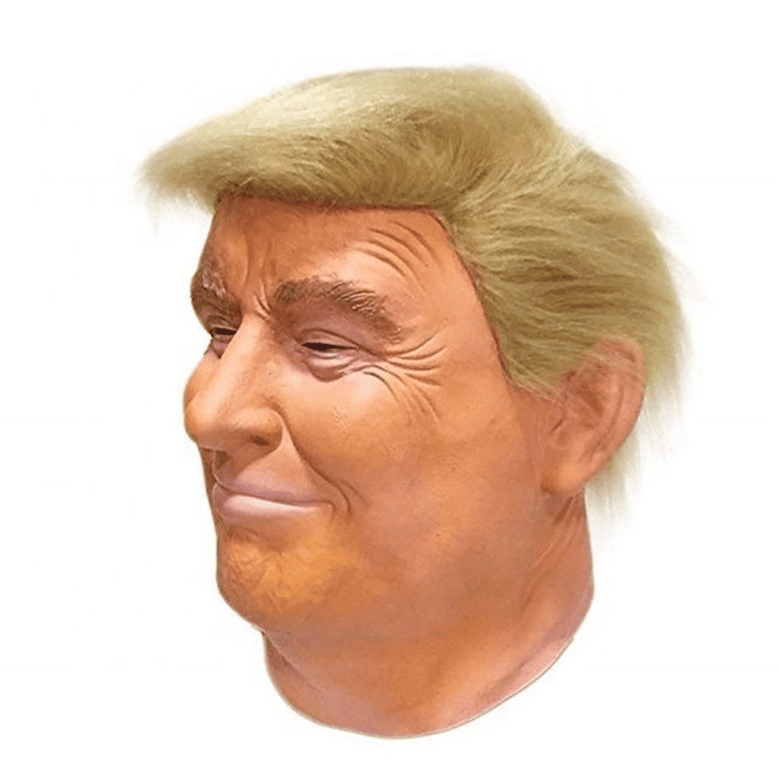 Halloween Donald Trump Mask – Realistic Latex Headgear with Wig for Cosplay - Monsta Online