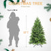 7.5FT Artificial Christmas Tree — Full, 1599 Tips, PE+PVC, Hinged, Metal Stand - Monsta Online