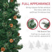 7.5FT Pencil Artificial Christmas Tree — 706 Tips with Pine Cones, Pine Needles, Unlit, Metal Base - Monsta Online