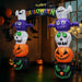 8.2FT Halloween Inflatable Pumpkin Archway with LED Lights – Giant Blow Up Halloween Decoration - Monsta Online