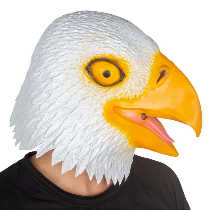 Halloween Eagle Head Mask – Realistic Latex Bird Animal Costume for Adults - Monsta Online
