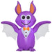 4ft Inflatable Halloween Bat with LED Lights – Blow Up Outdoor Yard Decoration - Monsta Online
