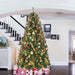 10FT Pre - Lit Artificial Christmas Tree — 5090 Tips, 1200 LED Lights, 10 Modes, Remote Control, Metal Stand - Monsta Online