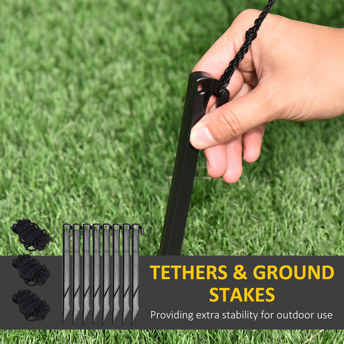 9FT Prelit Inflatable Santa Driving Gift Car with Elk, Elf & Penguins and LED Lights - Outdoor Christmas Decoration - Monsta Online