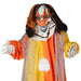 8.2ft Giant Animatronic Halloween Clown – Motion and Sound Activated with Red Glowing Eyes, Shaking Head and Creepy Phrases - Monsta Online