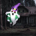 3.9ft Inflatable Halloween Window Sticker Ghost with LED Lights - Monsta Online
