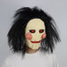 Halloween Saw Horror Jigsaw Mask – Scary Latex Killer Cosplay Mask for Parties - Monsta Online